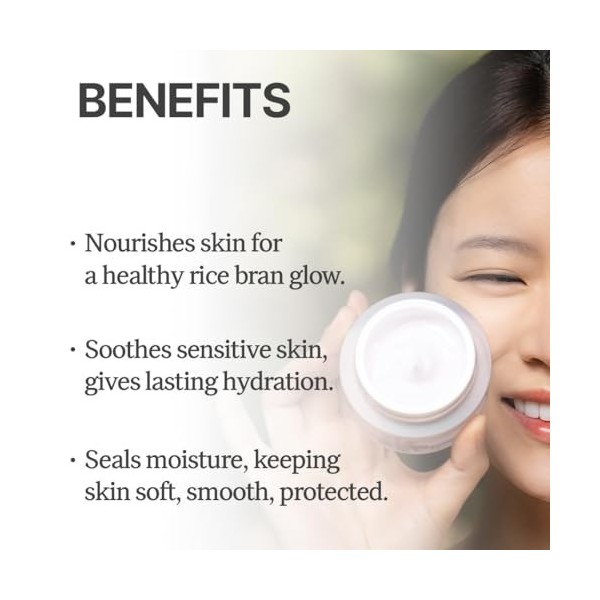 Rice Bran Soin hydratant pour le visage 50 ml