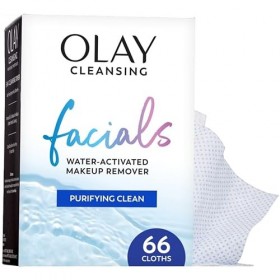 Olay 4-in-1 Combination/oily Daily Facial Cloths, 66 Count by Olay Crème Jour et Nuit