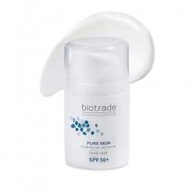 Biotrade Pure Skin Glow Revival Crème de jour anti-âge avec niacinamide et acide hyaluronique pour une hydratation profonde, 