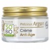 SOBIOETIC CREMA DE DIA ANTIEDAD hialuronico-argan – peut servir de soin de jour comme de nuit, crème visage confortable pour 
