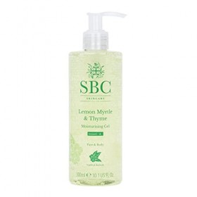 SBC Skincare Gel-gel hydratant léger pour peaux grasses au myrte et au thym 300 ml Crème Jour et Nuit