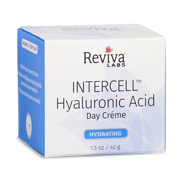 Reviva Labs Intercell Day Cream With Hyaluronic Acid - 1.5 Oz