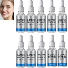 Sérum aux peptides de cuivre pour le visage, anti-âge et augmentation de lélasticité, hydratant pour tous les types de peau ...