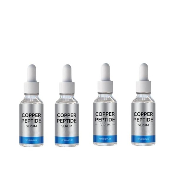Sérum aux peptides de cuivre pour le visage, anti-âge et augmentation de lélasticité, hydratant pour tous les types de peau ...
