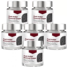 Crème visage au riz noir blanc Crème réparatrice apaisante aus rizs noirs blanc Baume régénérant double action Keratin Erase ...