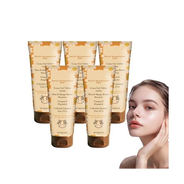 Baume au miel et au suif, Baume fouetté au suif, Crème éclat au beurre, Crème barrière protectrice au beurre de vaches nourri...