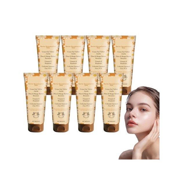 Baume au miel et au suif, Baume fouetté au suif, Crème éclat au beurre, Crème barrière protectrice au beurre de vaches nourri...