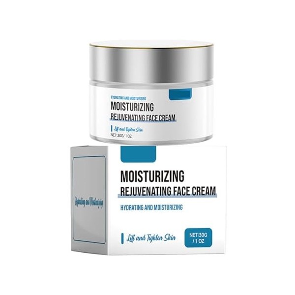 Soin Réparateur Hydratant - Nourrit en Profondeur, Revitalise la Peau et Raffermit le Teint 4pcs Crème Jour et Nuit