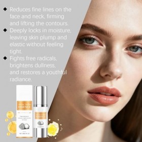 Lotion Sérum Hydratante À la Truffe - Atténue Les Ridules Du Visage et Du Cou, Raffermit Les Contours, Hydrate en Profondeur ...