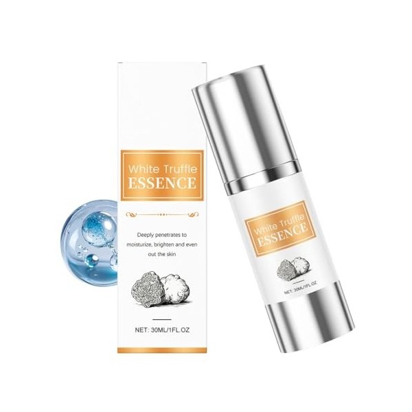 Lotion Sérum Hydratante À la Truffe - Atténue Les Ridules Du Visage et Du Cou, Raffermit Les Contours, Hydrate en Profondeur ...