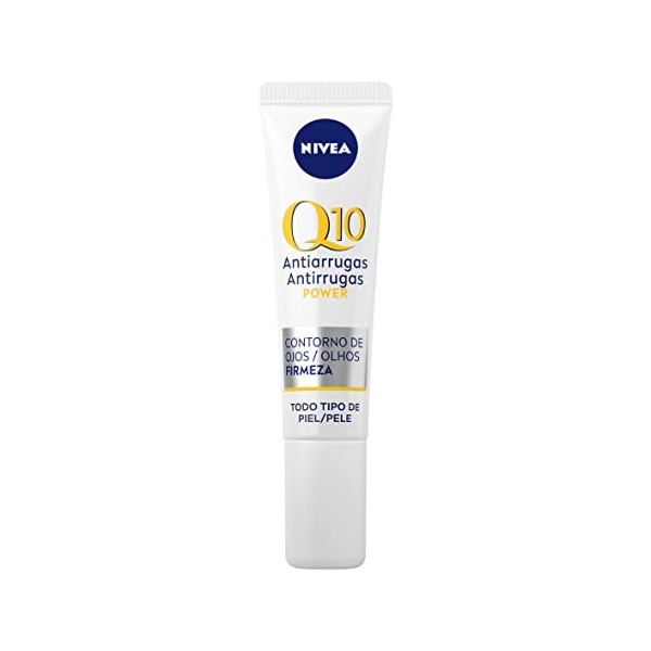 Nivea Visage Q10 Plus Antiarrugas - Crema contorno de ojos - 15 ml Lot de 2 Crème Jour et Nuit