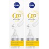 Nivea Visage Q10 Plus Antiarrugas - Crema contorno de ojos - 15 ml Lot de 2 Crème Jour et Nuit