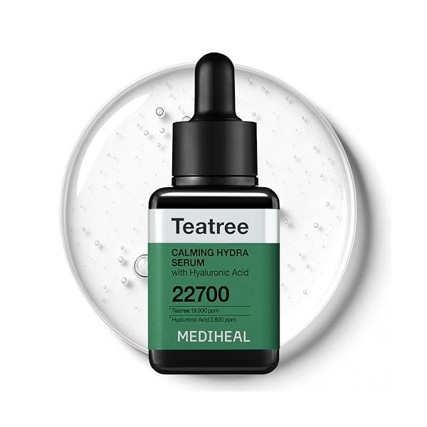 MEDIHEAL Sérum apaisant Teatree - Soin apaisant et hydratant Hyaluronique