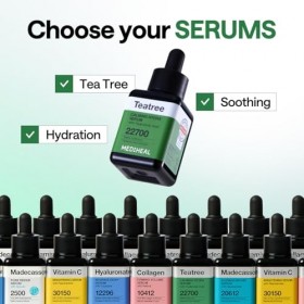 MEDIHEAL Sérum apaisant Teatree - Soin apaisant et hydratant Hyaluronique