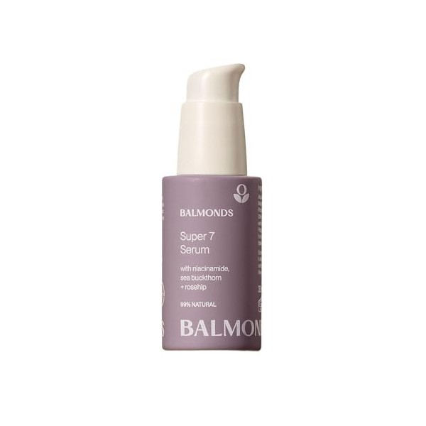 Balmonds Super 7 Serum - Sérum facial naturel à 99 % avec sept ingrédients héros pour la santé et la résilience de la peau, i