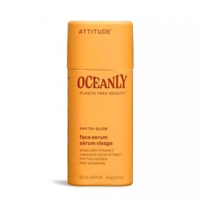 ATTITUDE Oceanly Sérum Visage Solide, EWG Verified, Ingrédients dOrigine Naturel, Soin pour la Peau Végane, PHYTO GLOW, Sans ...