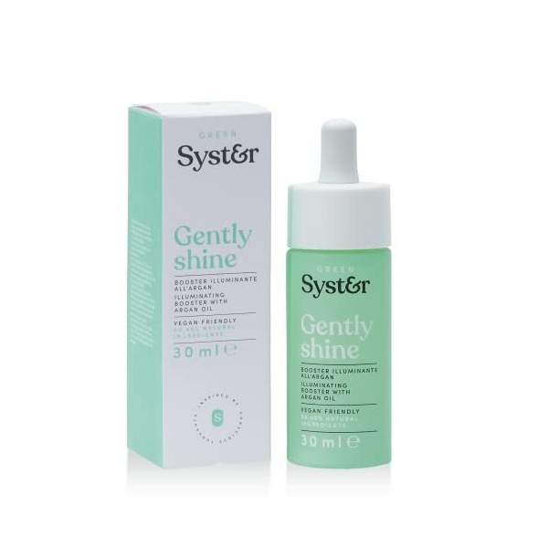 Syster Sérum Booster Illuminant et Hydratant à base dHuile dArgan et dHuile de Jojoba - Végan, Made in Italy, Sans paraben