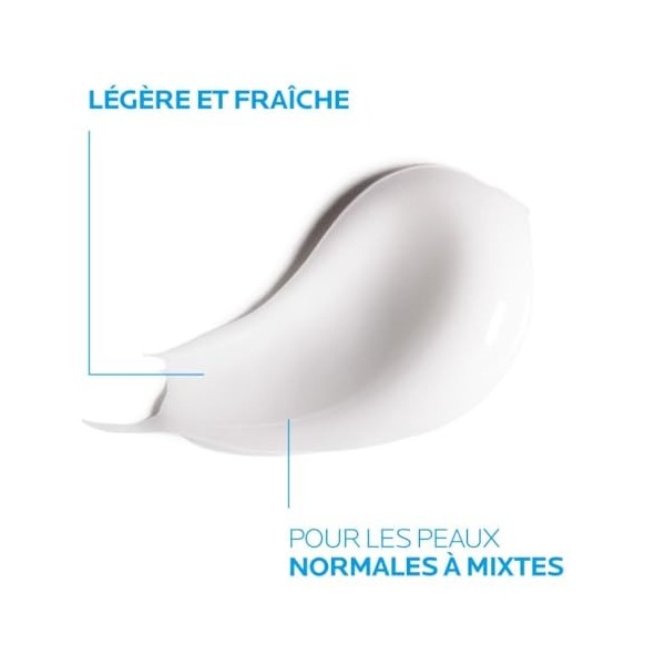 La Roche-Posay, Hydraphase, Crème Hydratante Légère UV SPF25 Légère, Hydrate & Protège, Enrichie en Acide Hyaluronique, Pour ...
