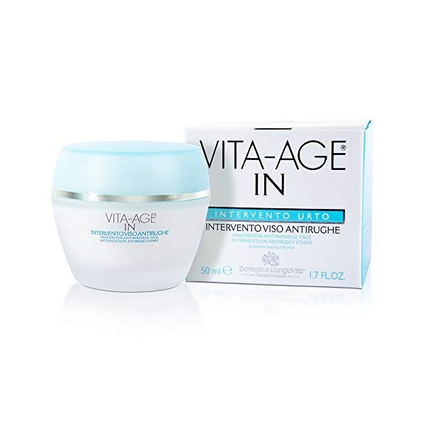 Bottega di Lungavita INTERVENTION VISAGE ANTIRIDES VITA-AGE IN - Crème douce 24h avec une texture extraordinaire riche en ing
