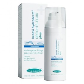 Benevi Hydroderm Gesichts-Fluid Plus für unreine Haut, 50 ml Lotion