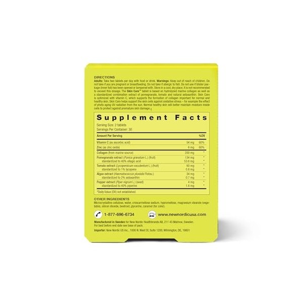 New Nordic Skin Care Collagen Filler, 60 Count by New Nordic US Inc.