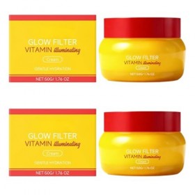 Crème pour le visage éclaircissante aux vitamines, hydratant hydratant en profondeur pour une hydratation durable, crème pour...