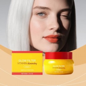 Crème pour le visage éclaircissante aux vitamines, hydratant hydratant en profondeur pour une hydratation durable, crème pour...