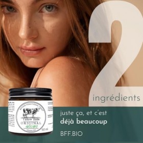 Beyond Functional Food ORIGINAL Beef Tallow Baume - Baume Naturel au Suif de Boeuf avec Huile d’Avocat - Whipped Tallow Cream...