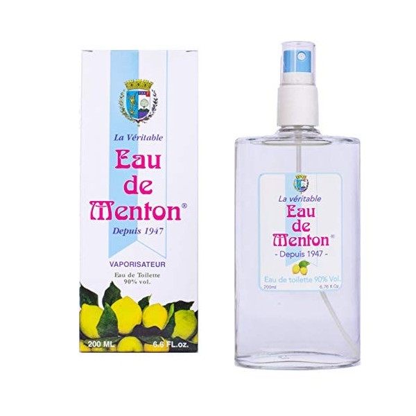 La véritable Eau de Menton - Eau de toilette au citron 200ml 