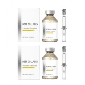 Ampoule liftante intensive, sérum visage anti-âge, peau raffermie, liftée, lissée et hydratée, et hydratation intense,2pcs Cr...