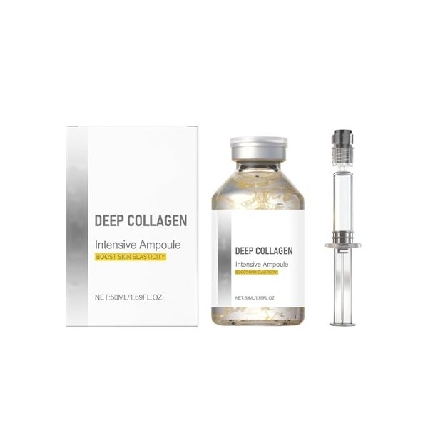 Ampoule liftante intensive, sérum visage anti-âge, peau raffermie, liftée, lissée et hydratée, et hydratation intense,2pcs Cr...