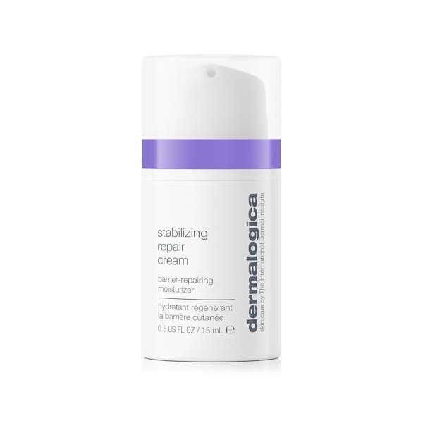 Dermalogica Stabilizing Repair Cream 15ml - Baume réparateur aux céramides et à la centella asiatica. Atténue les rougeurs & ...
