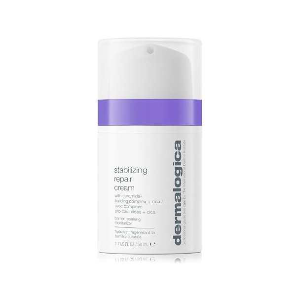 Dermalogica Stabilizing Repair Cream 15ml - Baume réparateur aux céramides et à la centella asiatica. Atténue les rougeurs & ...