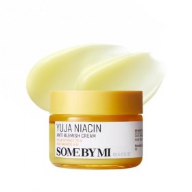 SOME BY MI Yuja Niacin Crème Anti-Imperfections 60 ml – Soin coréen éclaircissant à 5% niacinamide – Crème quotidienne anti-t