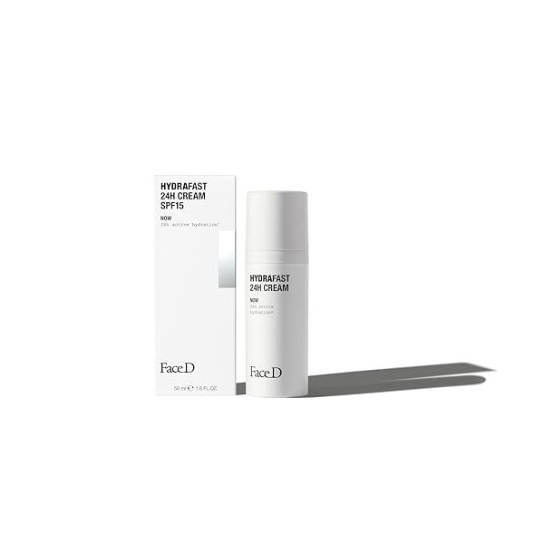 Face D - Crème Hydratante 24H SPF15, 50 ml