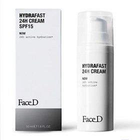 Face D - Crème Hydratante 24H SPF15, 50 ml
