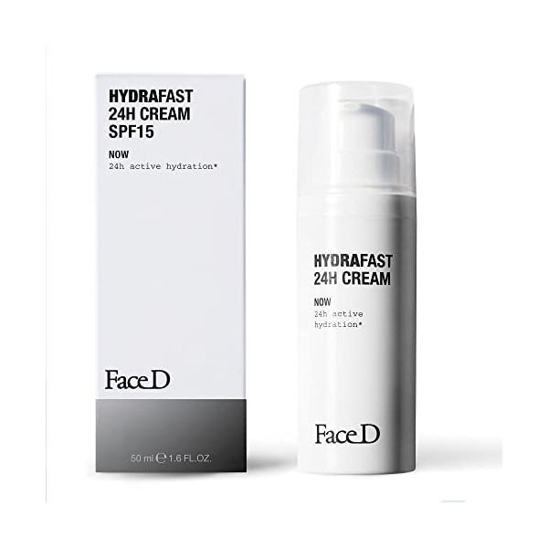 Face D - Crème Hydratante 24H SPF15, 50 ml