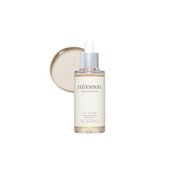 mixsoon Master Serum, Sérum Hydratant Visage, Centella Asiatica, Ferment Bifida, Acide Hyaluronique, Panthénol, Soutien de la