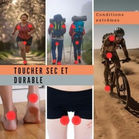 MIGOU BCN Crème Anti-Rougeurs 250 ml + Pot de 5 ml - Pour Femmes et Hommes - Crème Anti-Frottement pour Peau Sensible