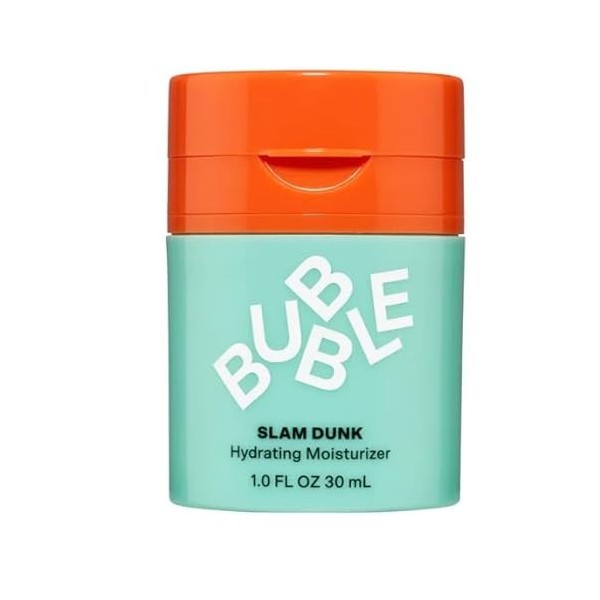 Bubble Skincare Slam Dunk Hydrating Face Moisturizer, for Normal to Dry Skin, 1.0fl oz / 30ml