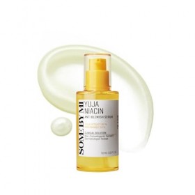 SOME BY MI Yuja Niacin Anti Blemish Serum – 50ml – Sérum coréen à 10% niacinamide et vitamine C – Corrige les taches pigmenta