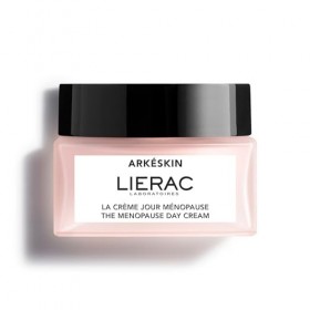Lierac - Arkéskin- La Crème Jour Ménopause 50ml - Soin Visage Ménopause - Réequilibre - Nourrit - Raffermit - 97% d’ingrédien