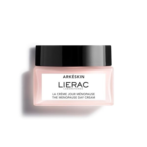 Lierac - Arkéskin- La Crème Jour Ménopause 50ml - Soin Visage Ménopause - Réequilibre - Nourrit - Raffermit - 97% d’ingrédien