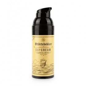 Störtebekker® Premium Crème de jour au bois de santal – Contient de lhuile damande et de lhuile de jojoba contre les irrit