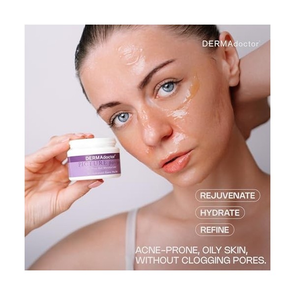 DERMAdoctor Gel Hydratant Sans Huile Image Porefect 50 ml Crème Jour et Nuit