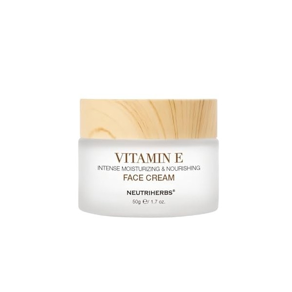 Neutriherbs Crème pour le visage à la vitamine E, crème hydratante pour le visage et le jour, crème hydratante et nourrissant