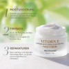 Neutriherbs Crème pour le visage à la vitamine E, crème hydratante pour le visage et le jour, crème hydratante et nourrissant