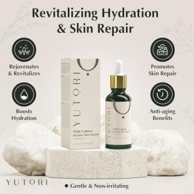 Sérum Yutori PDRN avec booster de caféine - Sérum anti-âge à base de plantes, lifting visible, soin des rides, hydratant, écl