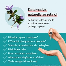 Remescar Sérum Visage Bakuchiol 30ml – Sérum Anti-Âge avec Bakuchiol pour Peaux Sensibles – Réduit Rides et Ridules, Raffermi