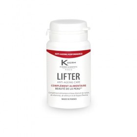 KDerm - Lifter Complément Alimentaire Beauté de la Peau - Capsules Anti-Age aux Bio-Peptides de Kappa-Elastine - Boîte de 30 